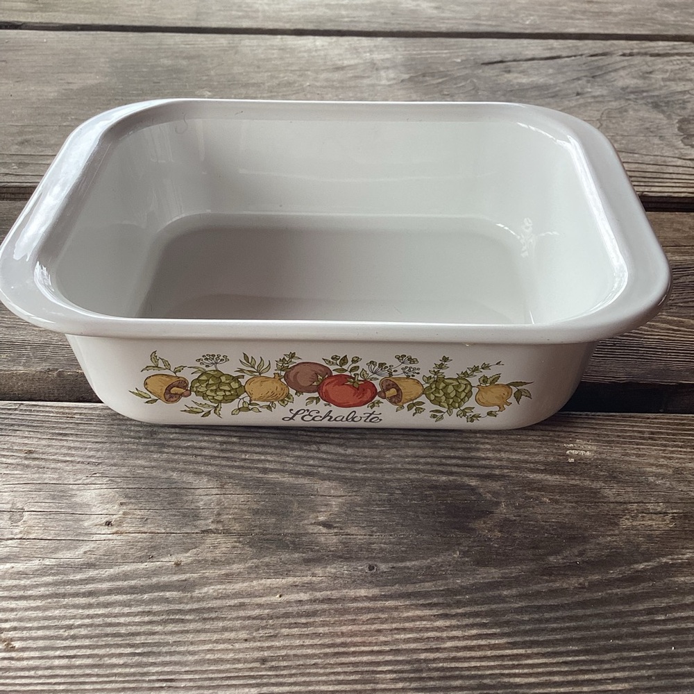 Corningware Vintage Spice of Life Rectangular Casserole Dish